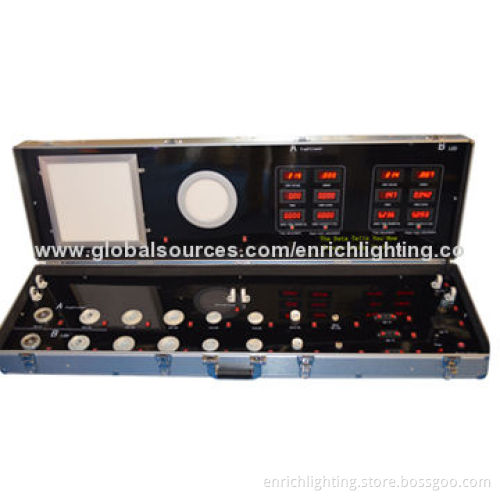LED Demo Case with AC/DC Input Voltage, Wire Clamp for Tubes and Bulb TestNew